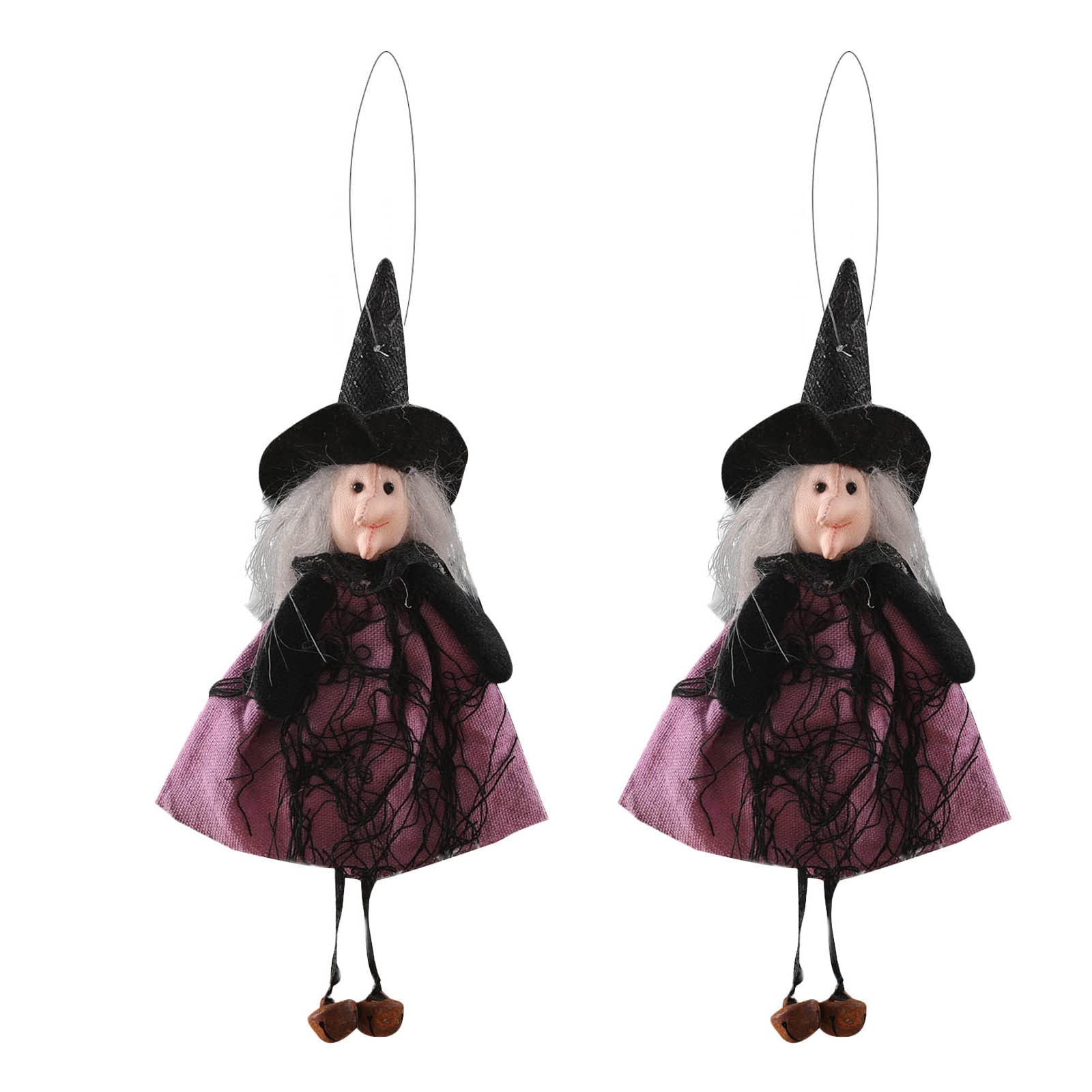 Spooky Halloween Car Decorations - Scary Hanging Pendants & Bells for Vehicles, Office & Home - Perfect for Halloween Parties, Trick-or-Treating & Festive Decor