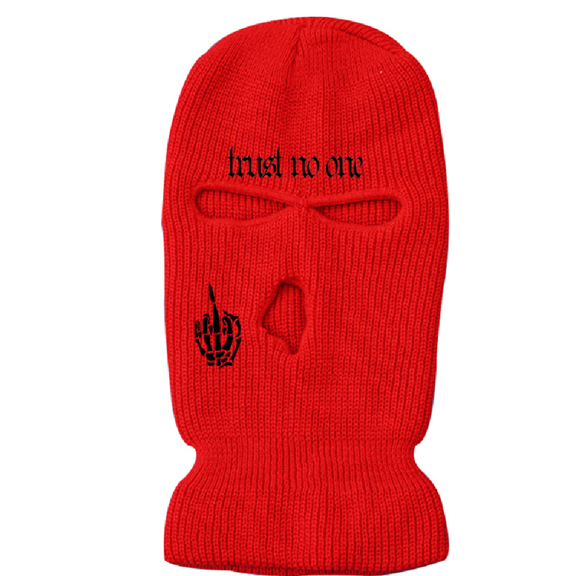 ISWMM 3-Hole Ski Mask Wool Knit Hat - Winter Warm Balaclava for Men & Women - Windproof Face Cover for Skiing, Snowboarding, Cycling & Outdoor Activities