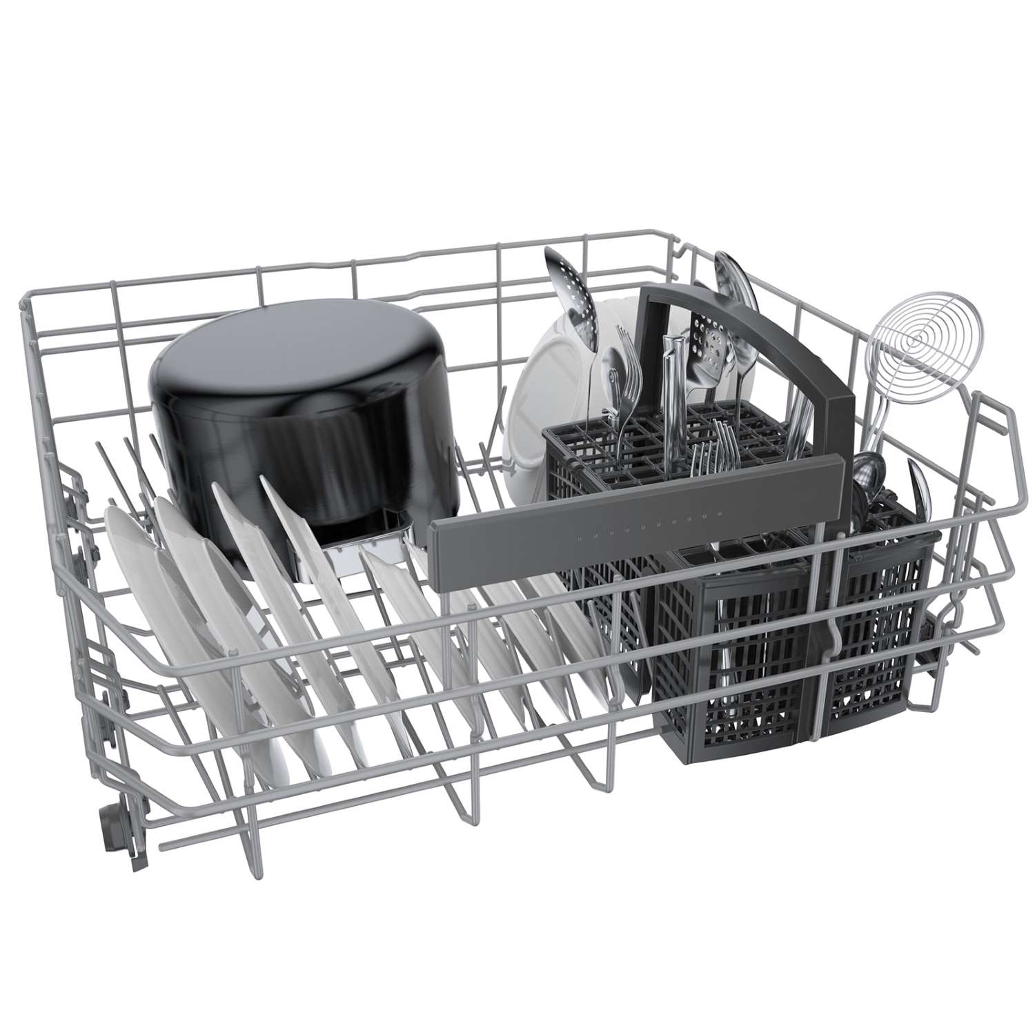 Bosch SHV78B73UC 24 Inch Built-In Smart Dishwasher with Home Connect, CrystalDry Technology, Ultra-Quiet 42 dBA, Third Rack - Perfect for Modern Kitchens, Large Families & Entertaining Guests
