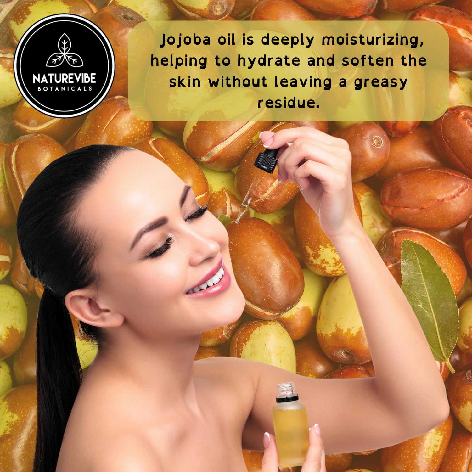 Naturevibe Botanicals Organic Pumpkin Seed Oil & Golden Jojoba Oil Combo - 32oz Each | Cold-Pressed, Unrefined for Hair Growth, Skin Care & Massage | Perfect for DIY Beauty Recipes & Aromatherapy