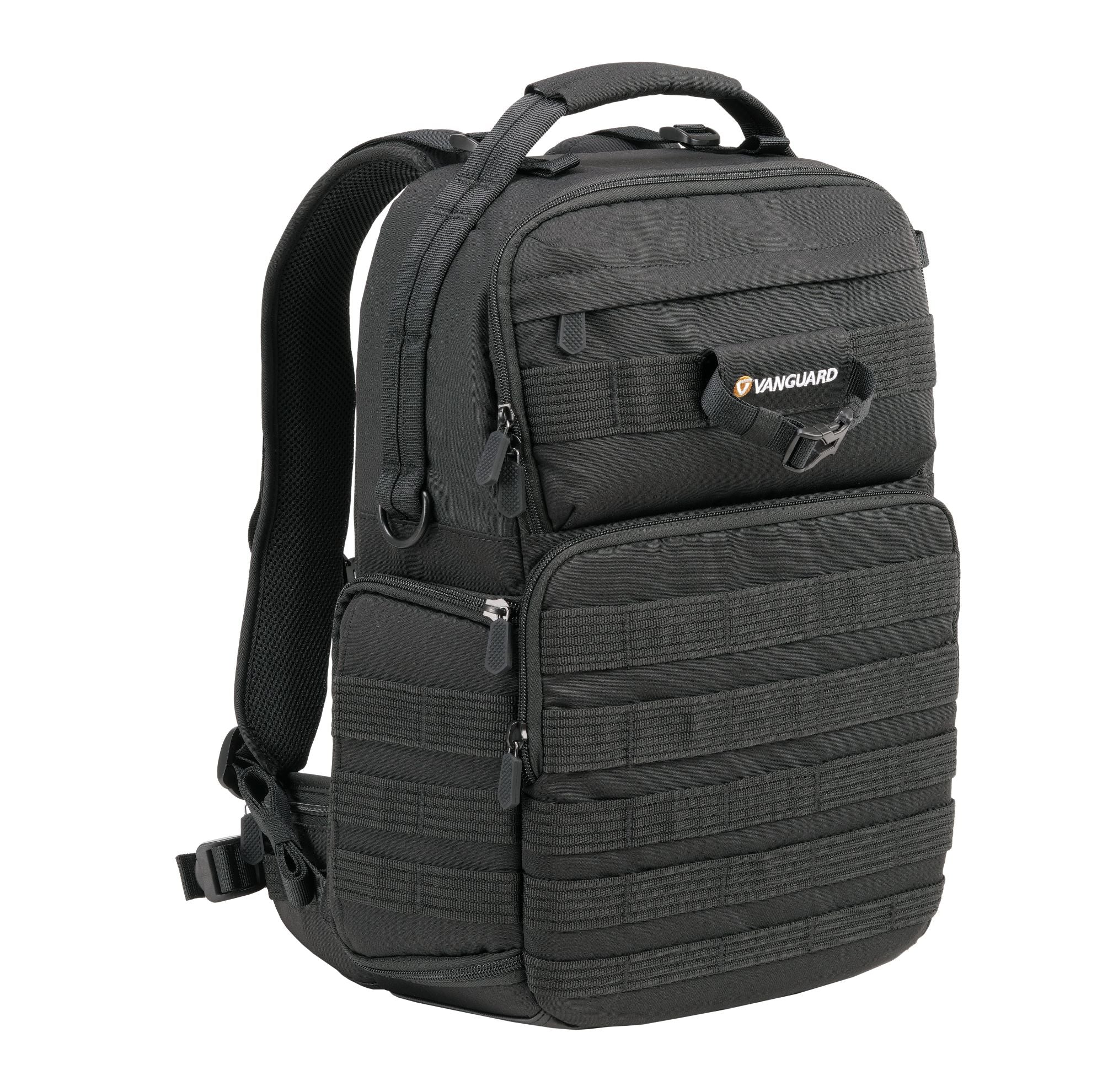 VEO RANGE T 45M BK Waterproof Travel Backpack - 45L Large Capacity Hiking Backpack with USB Charging Port, Black - Perfect for Outdoor Adventures, Camping & Business Travel
