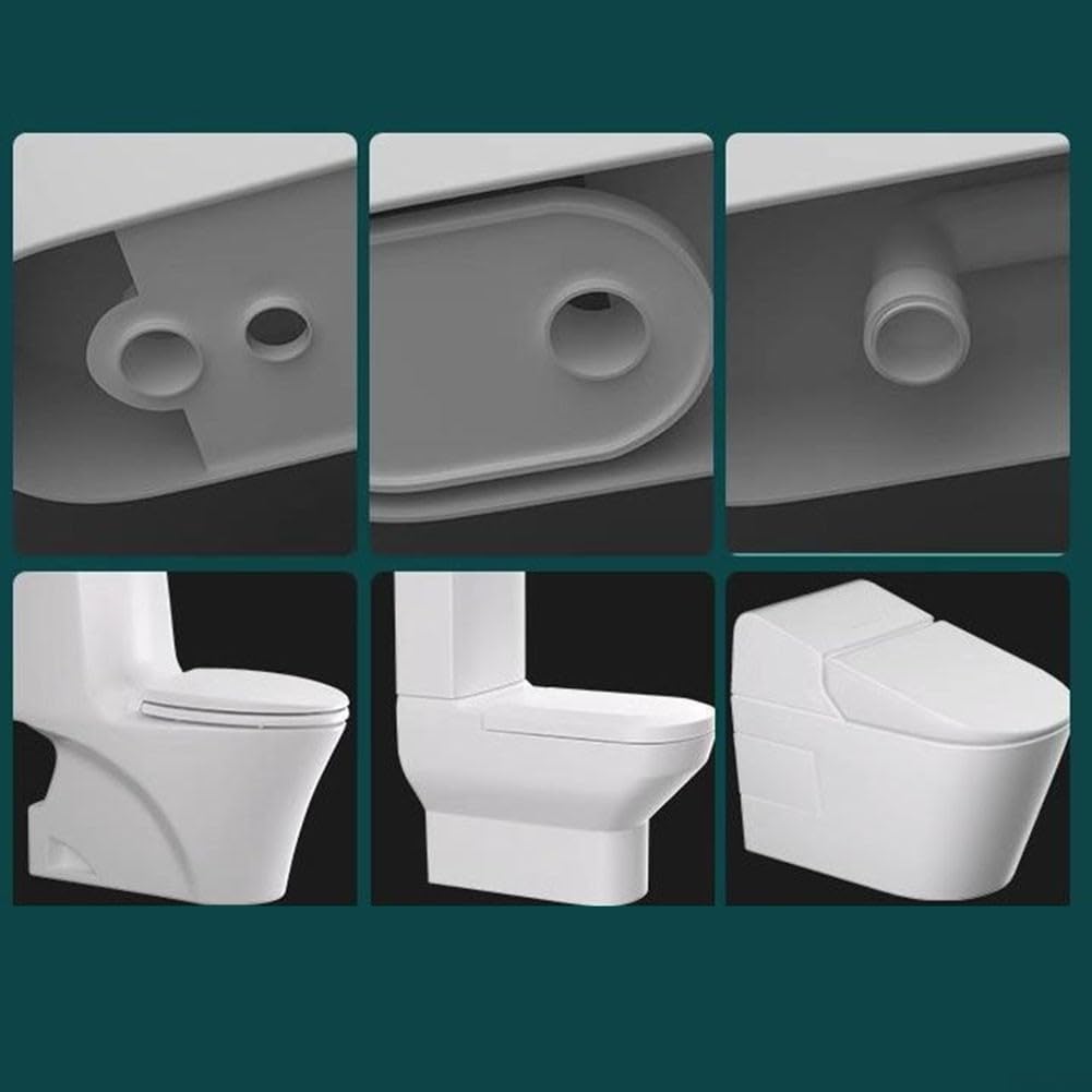 **Toilet Flange Wax Ring with Backflow Prevention Valve - Leak-Proof Rubber Seal for Drain Pipe - Toilet Flange Sealing Ring Check Valve (Black) - Ideal for Bathroom Plumbing Repairs and Leak Prevention**
