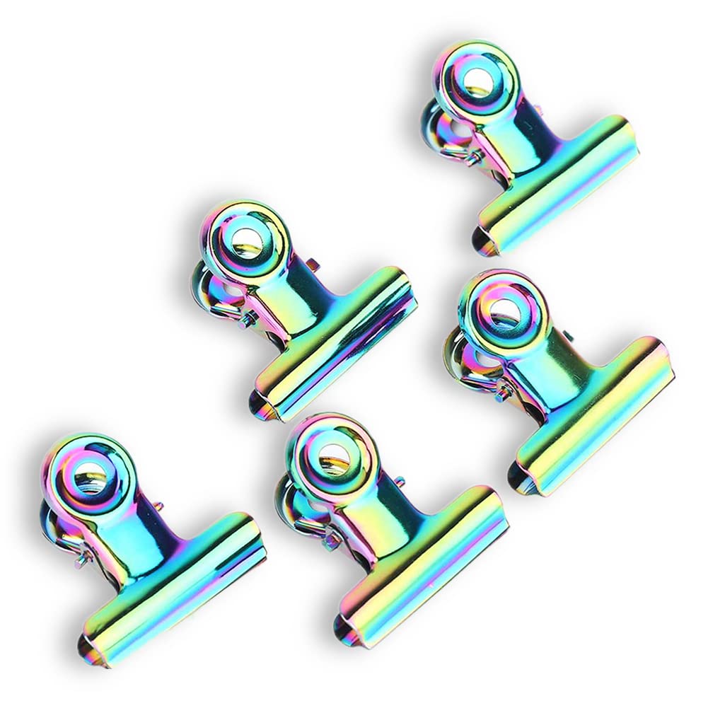 5pcs Stainless Steel Polygel Nail Clips - Multi-Functional Curve Nail Extension Clips for Professional & DIY Nail Art | Perfect for Polygel, Acrylic & Gel Nail Extensions at Home or Salon