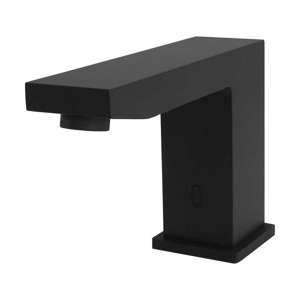 ZLINE Bliss Touchless Bathroom Faucet in Matte Black - Automatic Sensor Water Tap for Hands-Free Washing, Ideal for Modern Homes & ADA Compliant Bathrooms (BLS BFS MB)