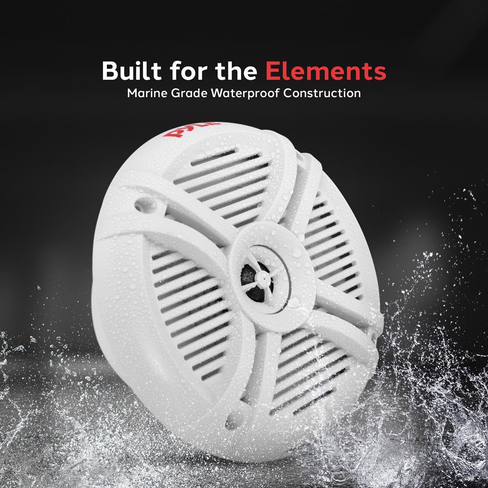 7.7 Inch Waterproof Marine Boat Speakers - High-Quality Audio for Boats, Yachts & Outdoor Water Activities | Perfect for Marine, Poolside & Beach Use