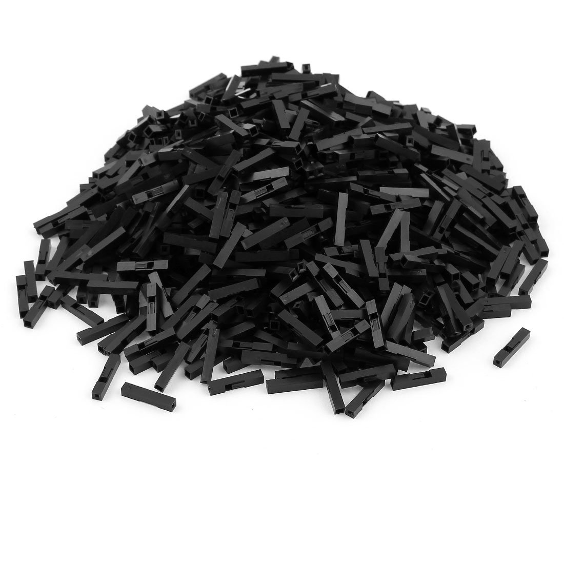 IIVVERR 1000pcs 1P Jumper Wire Cable Female Pin Connectors 2.54mm Pitch - Dupont Style Breadboard Wires for Arduino, Raspberry Pi, and Electronics Projects - Perfect for DIY Prototyping and Circuit Connections