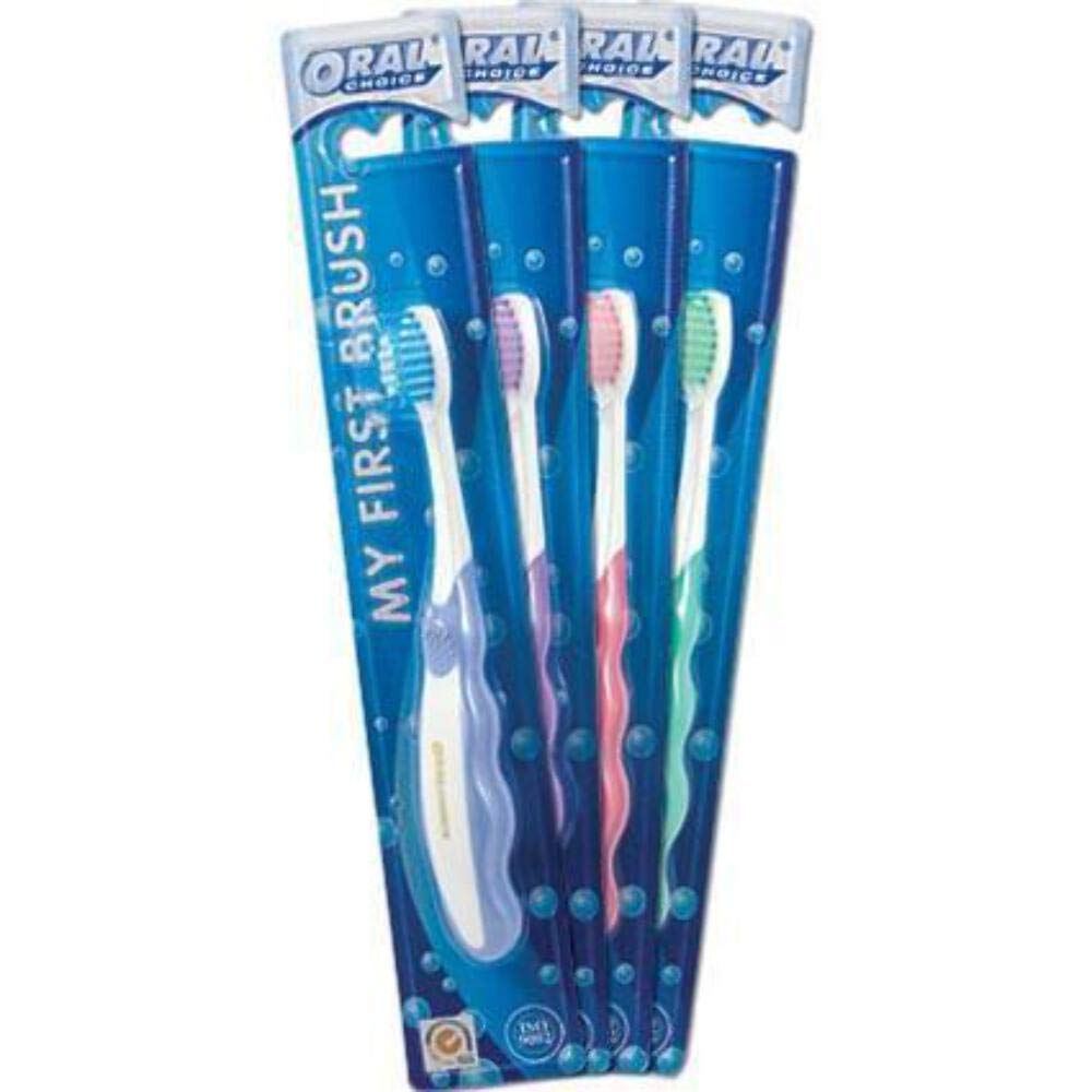 My First Baby Toothbrush - Soft Bristles for Infants & Toddlers (Pack of 100) - Gentle Oral Care for First Teeth & Gum Massage