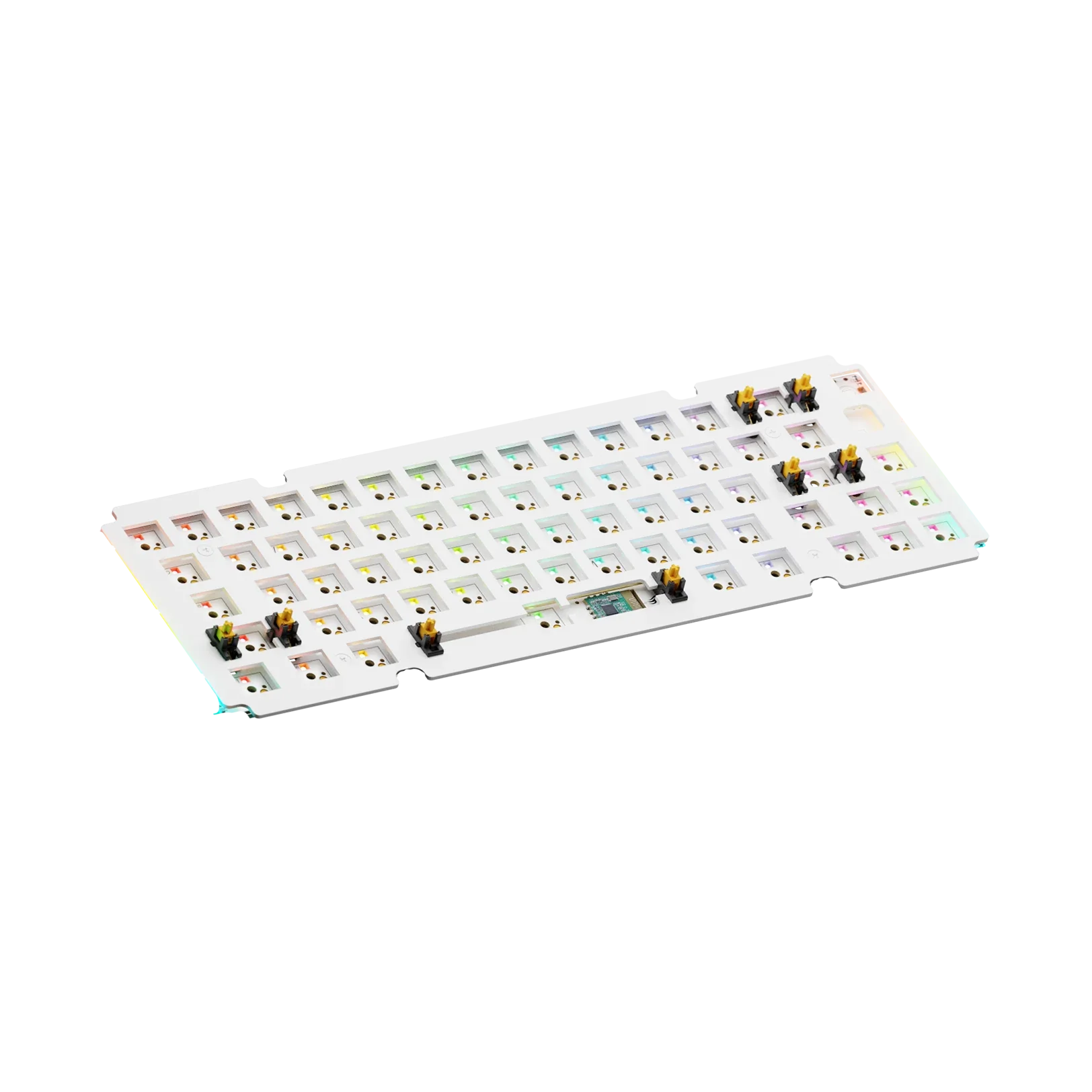 GMMK 3 65% FR4 Switch Plate - White ANSI Layout for Mechanical Keyboard | Perfect for Gaming, Typing & Custom Builds