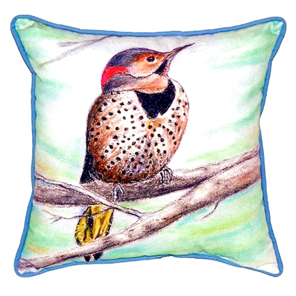 Betsy Drake SN514 Decorative Throw Pillow 12x12 Inches - Soft & Stylish Multi-Color Cushion for Sofa, Bed, or Living Room Decor