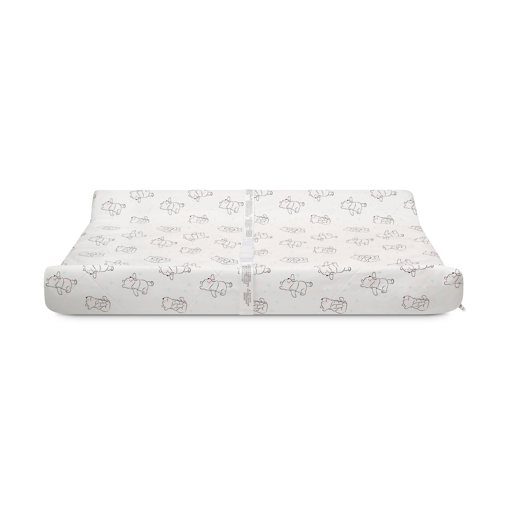 Disney Winnie the Pooh Baby Changing Pad with Soft Plush Cover - Waterproof & Portable for Nursery, Travel & Diaper Changing
