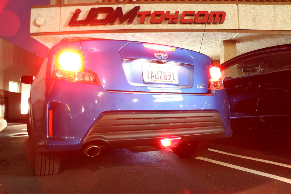 27 SMD Brilliant Red LED Conversion Kit with Wire for 14-16 Scion tC Rear Fog Light - Upgrade Your Car's Visibility & Style for Night Driving