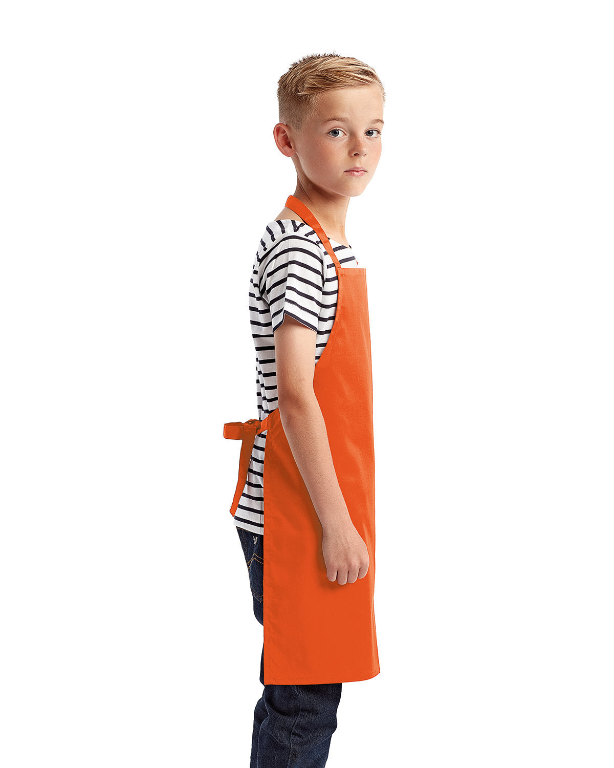 Reprime RP149 Youth Recycled Apron - Eco-Friendly Artisan Collection for Kids Cooking, Baking & Crafting Activities
