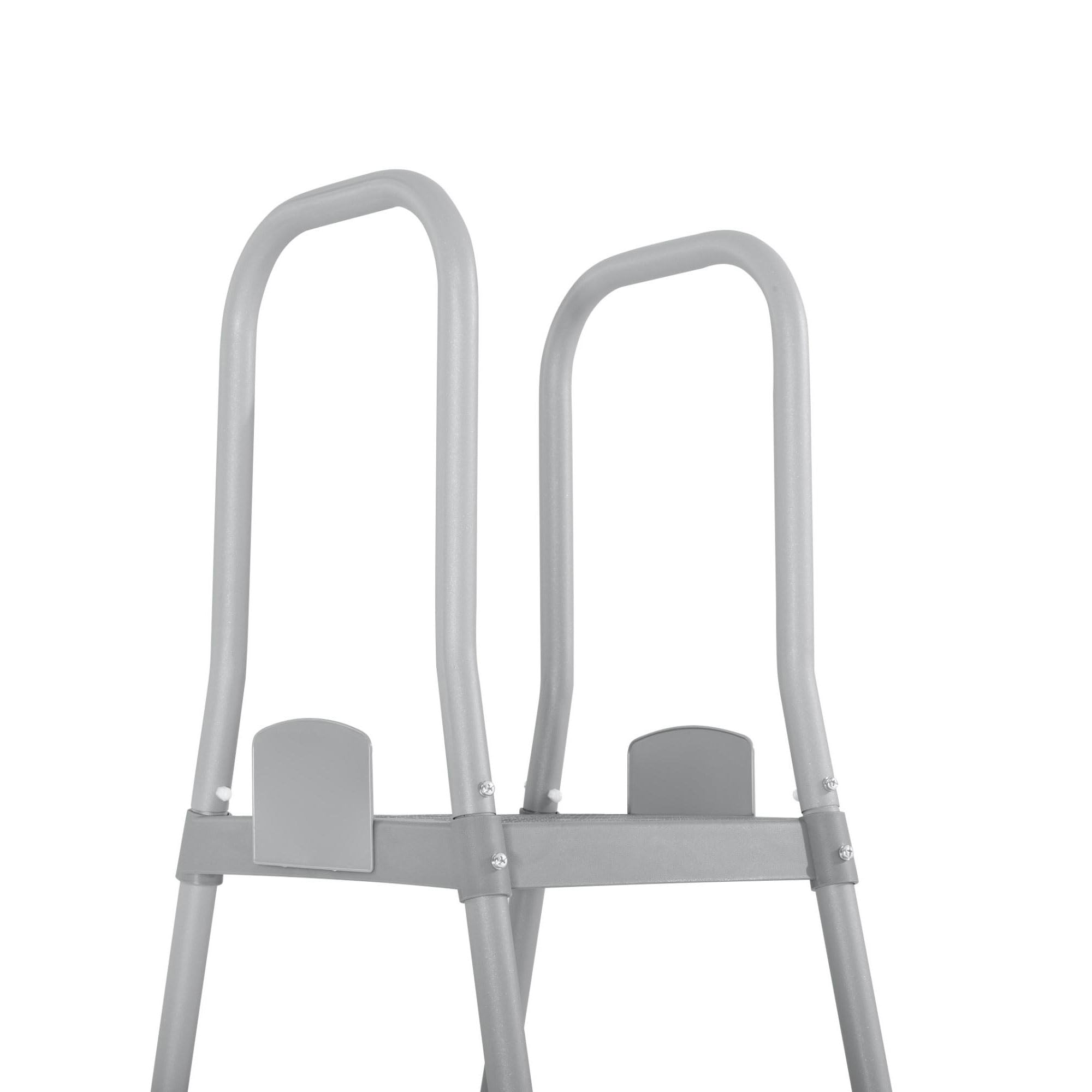 Bestway Flowclear 52-Inch Heavy Duty Metal A-Frame Above Ground Pool Ladder with Double-Sided Plastic Steps - Perfect for Inground & Above Ground Swimming Pools, Easy Entry & Exit