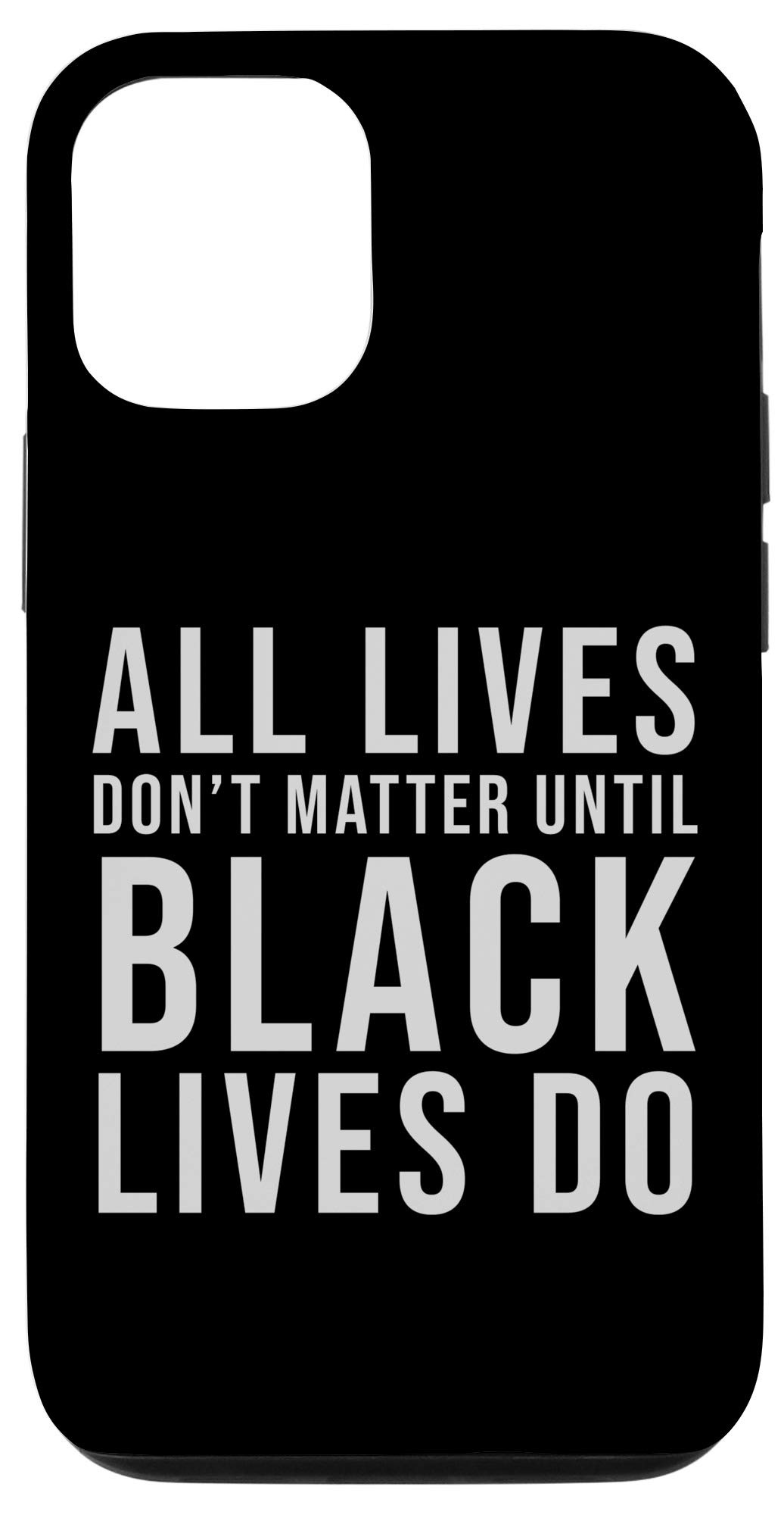 iPhone 12/12 Pro BLM Protest Case - Black Lives Matter Protective Phone Cover for iPhone 12 & 12 Pro - Durable Slim Design for Daily Use & Social Justice Events