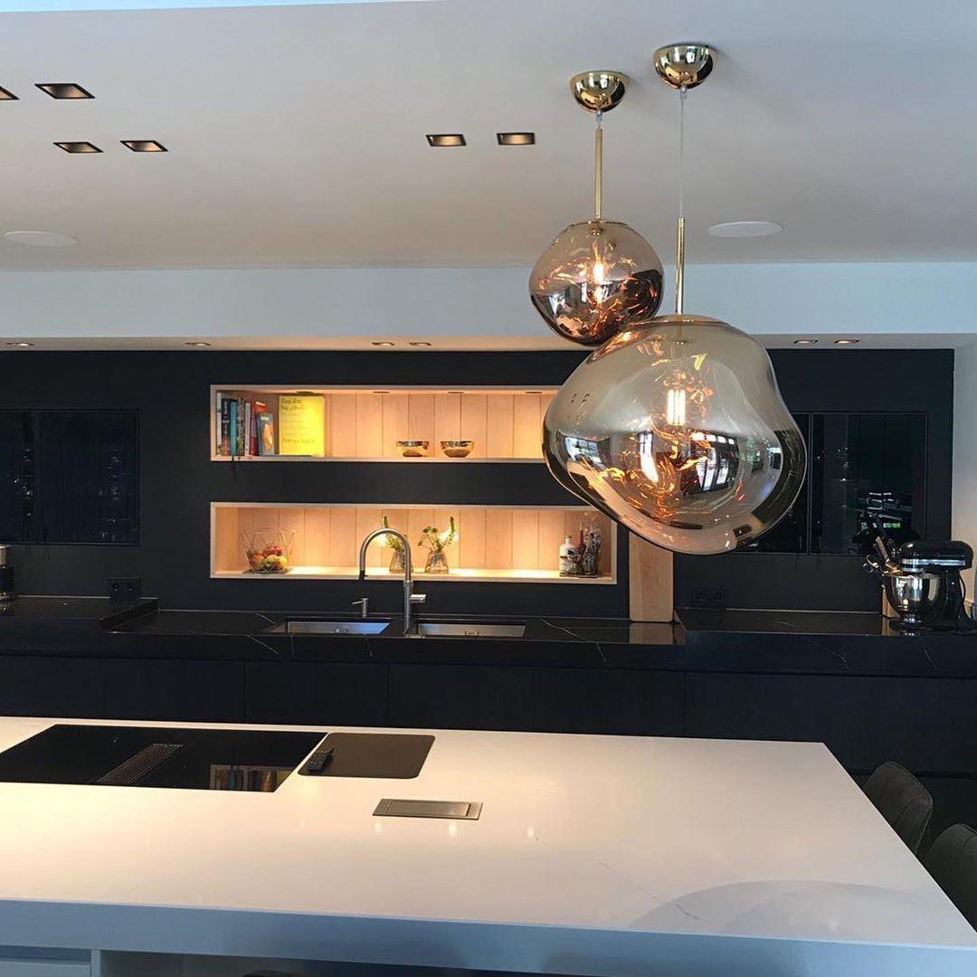 Modern Lava Pendant Lamp - Stylish Volcanic Glass Ceiling Light Fixture for Living Room, Bedroom & Dining Room Decor