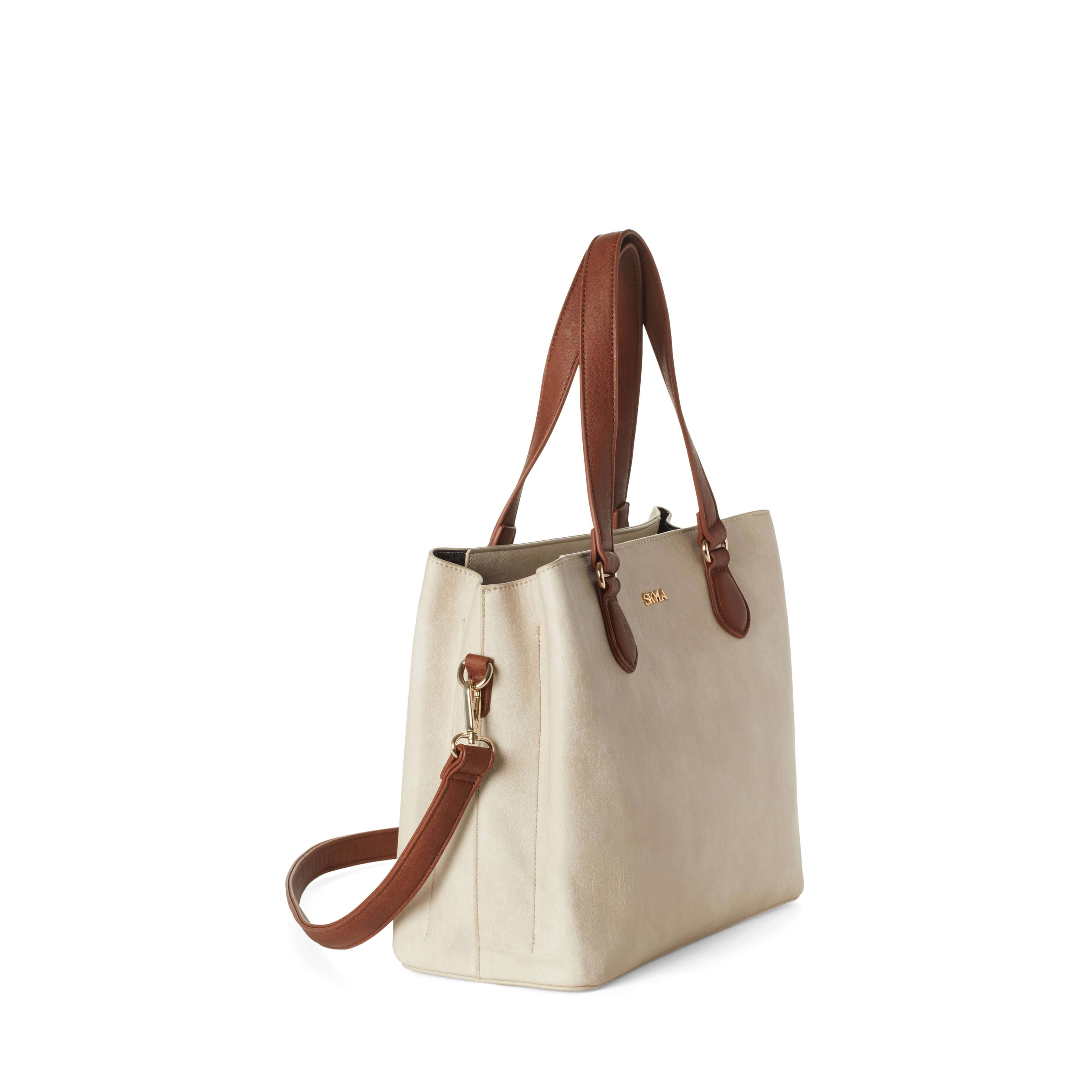 Tanya Vegan Leather Shoulder Bag for Women | Stylish Crossbody Purse | Coffee Brown | Perfect for Work, Travel & Everyday Use