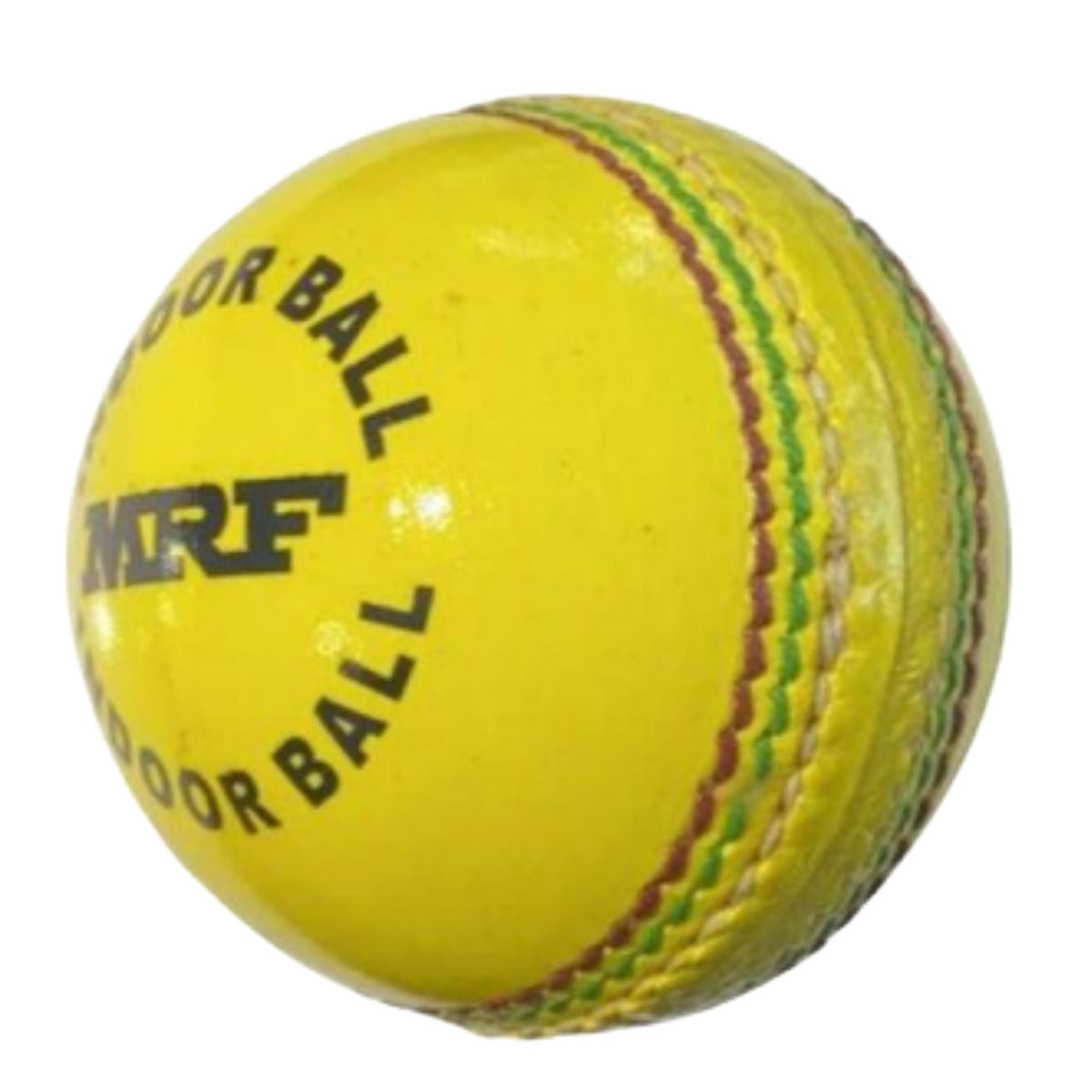 MRF Indoor Cricket Ball - High Quality Soft Training Cricket Ball for Indoor & Outdoor Practice - Perfect for Cricket Training, Backyard Games, and Sports Enthusiasts