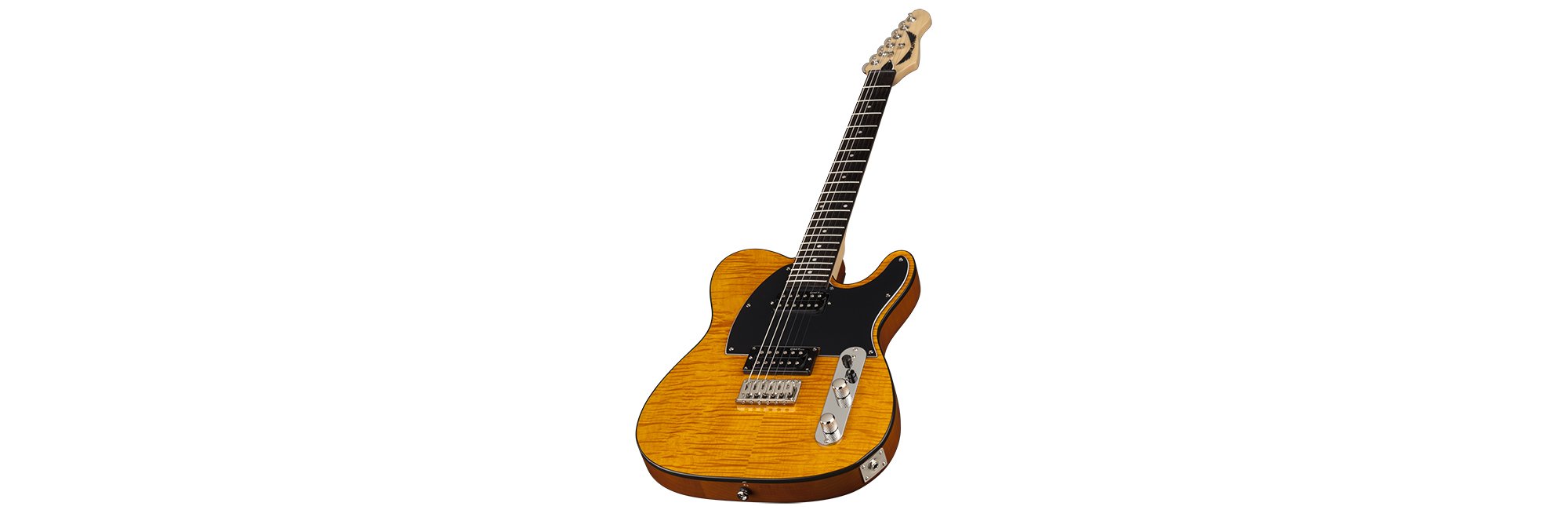 Dean NV SEL TAM NashVegas Select Solid-Body Electric Guitar in Trans Amber Finish - Perfect for Rock, Blues & Stage Performances