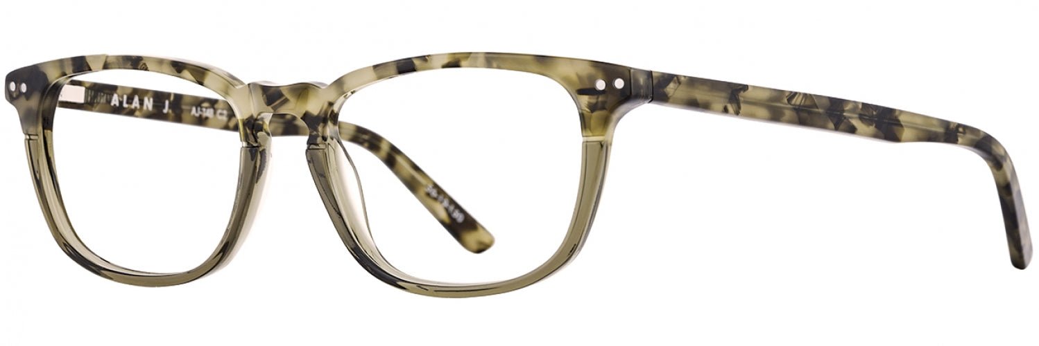 Alan J AJ148 Stylish Eyeglasses for Men & Women - Lightweight & Durable Frames for Reading, Work, and Everyday Use