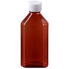 Amber Oval Pharmacy Bottle with Child Resistant Cap - 1oz Liquid Medicine Container (200 Units/Case) - Perfect for Prescription Medications, Essential Oils & Herbal Remedies Storage