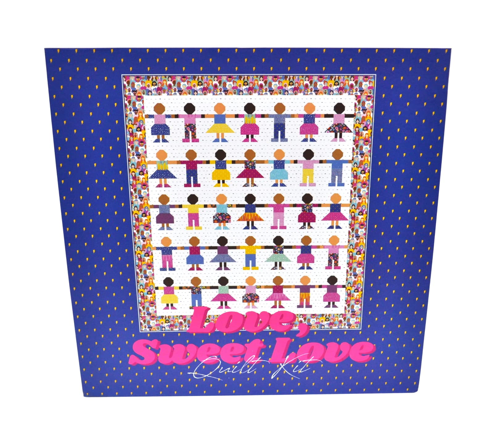 Riley Blake GRL Pwr Quilt Kit - Multi Yard Precut Fabric for DIY Quilting, Sewing & Home Decor Projects | Perfect for Beginners & Craft Enthusiasts