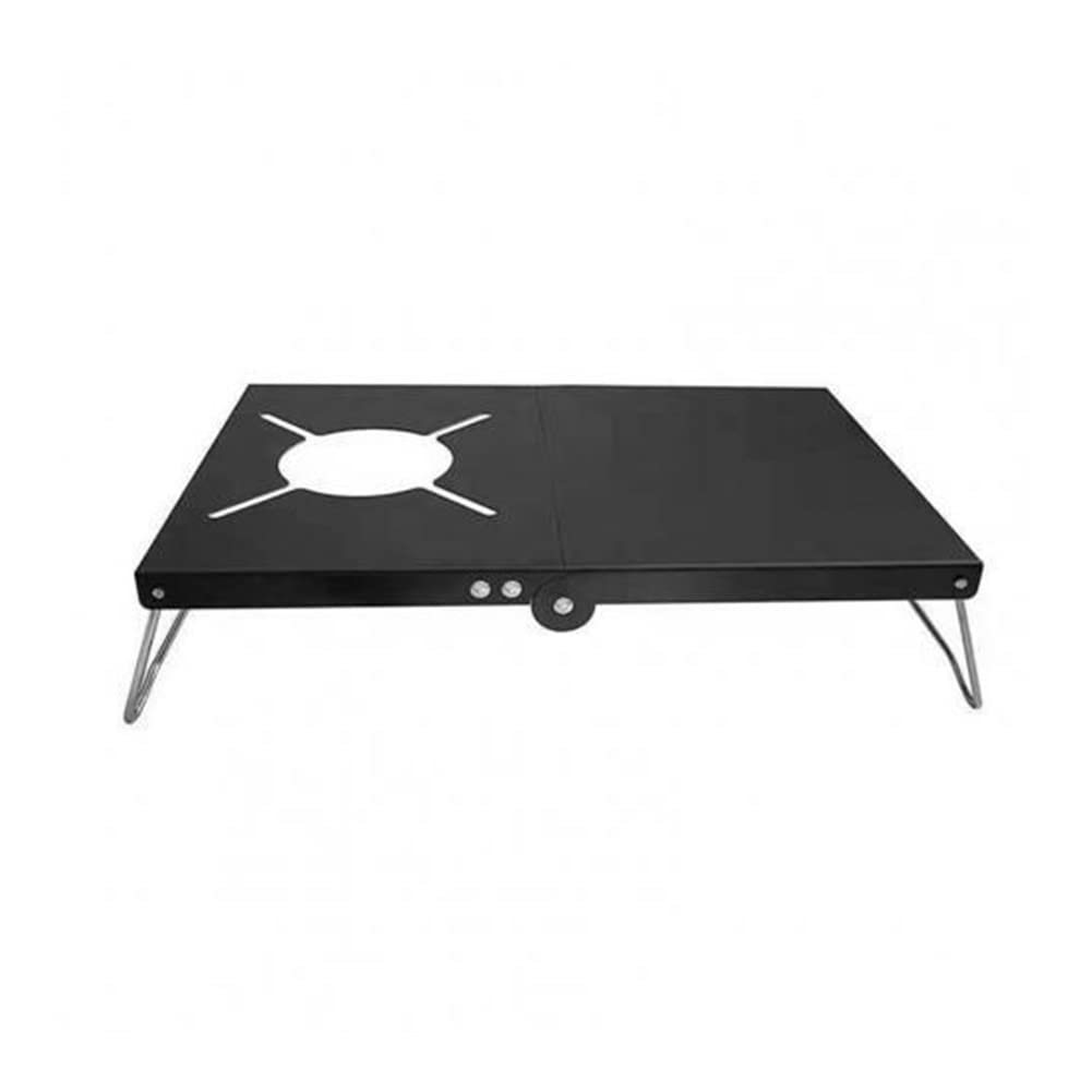 **CQLXZ Foldable Lightweight Camping Table - Sturdy Windproof Heat Insulation Stove Stand for Outdoor BBQ, Picnic & Hiking | Portable Mini Table for Gas Stove, Cooking & Camping Accessories**
