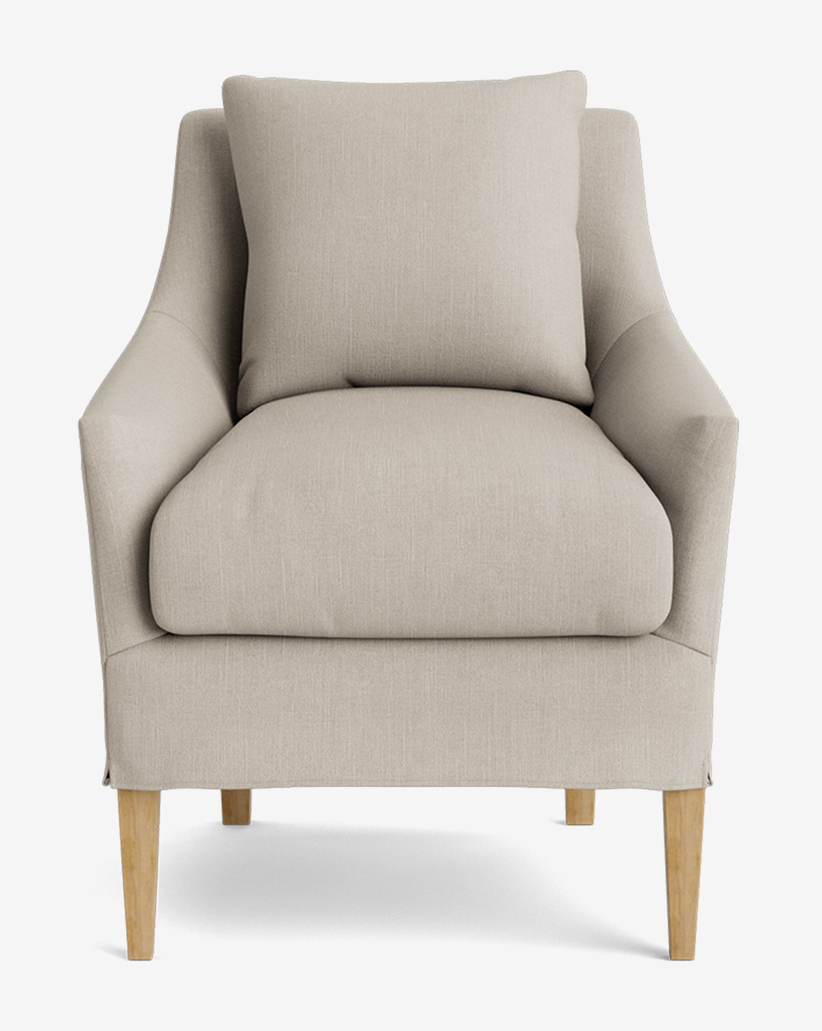 Sascha Slipcover Dining Chair - Washable Upholstered Seat Cover - Modern Farmhouse Style for Kitchen, Dining Room & Office - Comfortable & Stylish Home Decor