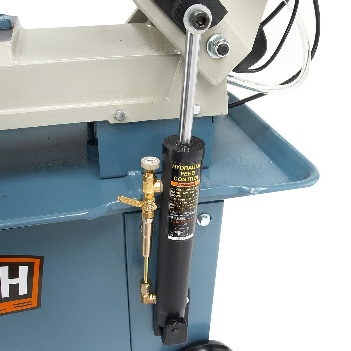 Baileigh Industrial BA9 1001680 BS 712M Metal Cutting Band Saw - Heavy Duty Metalworking Tool for Workshop & Industrial Use