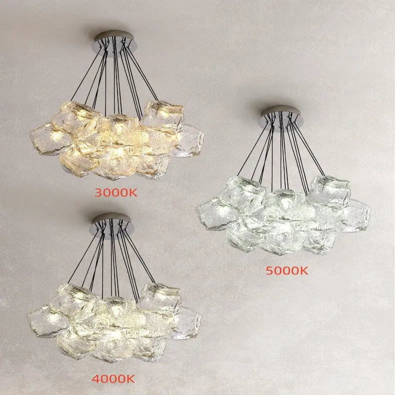 13-Light Post Modern Chrome Chandelier - Elegant Dining Room Lighting Fixture for Modern Home Decor