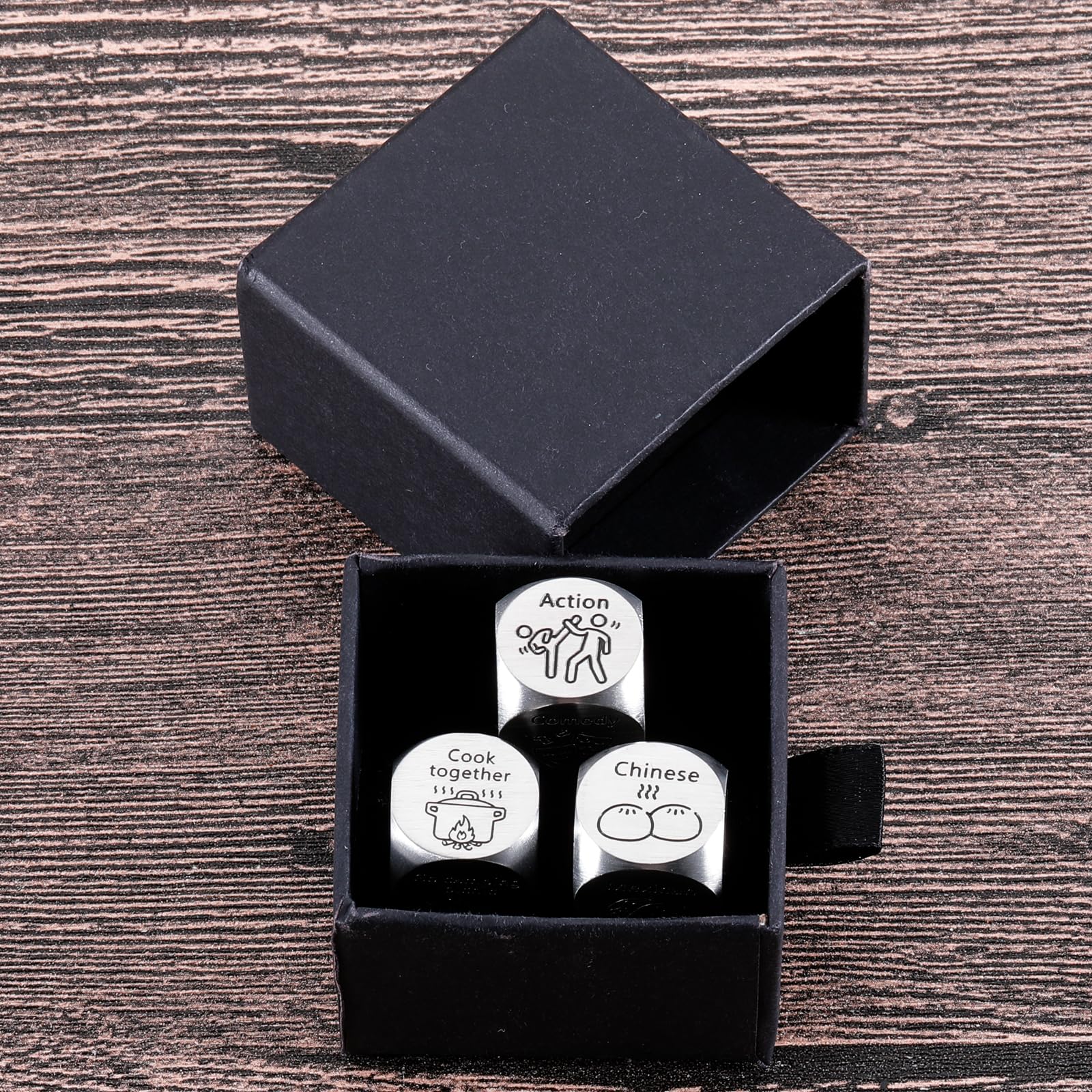 Fun Adult Stocking Stuffers & Couples Gifts - Naughty Dice Game for Date Night, Anniversary, Birthday, Valentine's Wedding (Him/Her, Boyfriend/Girlfriend, Husband/Wife) - Perfect for Romantic Evenings & Spicing Up Relationships