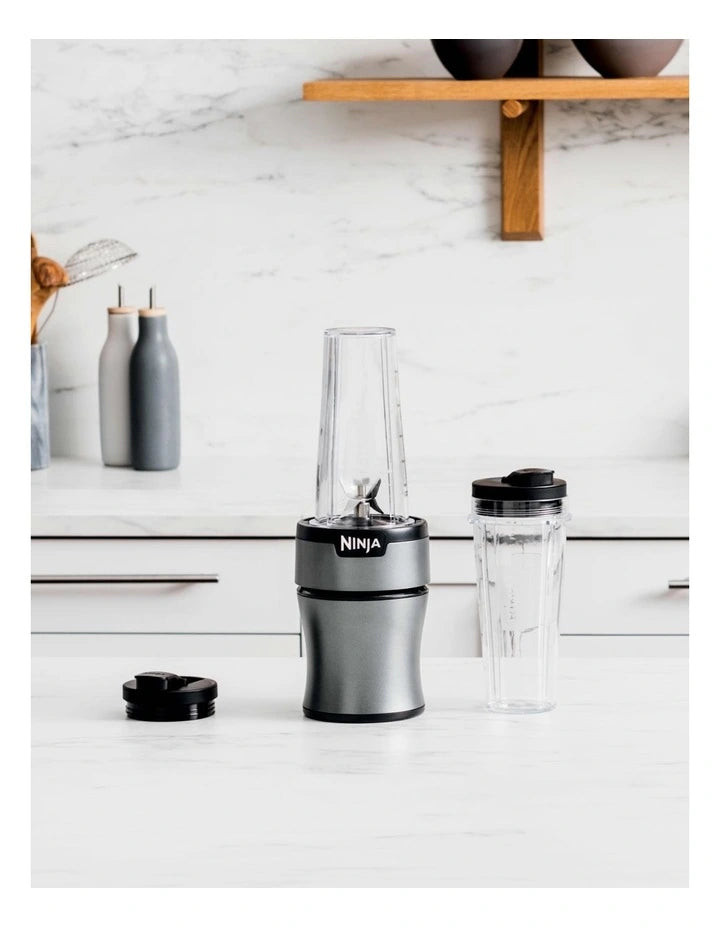 Ninja Nutri Blender Plus BN450ANZ 1000W Professional Countertop Blender - Silver | Perfect for Smoothies, Protein Shakes & Food Prep | Kitchen & Home Essentials