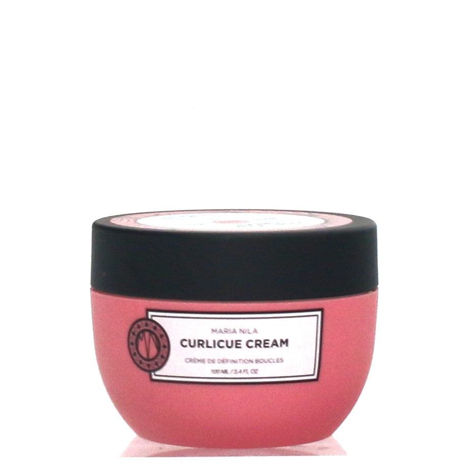 Maria Nila Curlicue Cream 3.4 oz - Hydrating Curl Defining Styling Cream for Natural Curly Hair - Perfect for Daily Frizz Control & Enhanced Curl Definition
