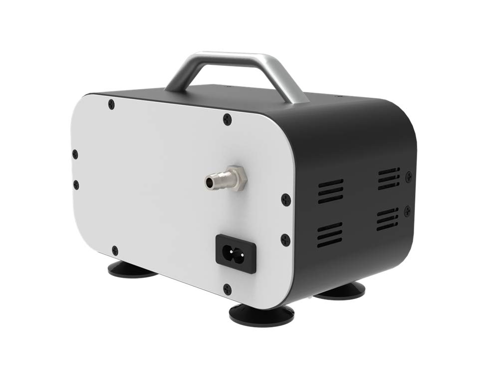 JOANLAB 10L/min Oil-Free Vacuum Diaphragm Pump for Laboratory Filtration - Includes Rubber Tubing | Ideal for Chemistry Experiments, Medical Research & Scientific Applications