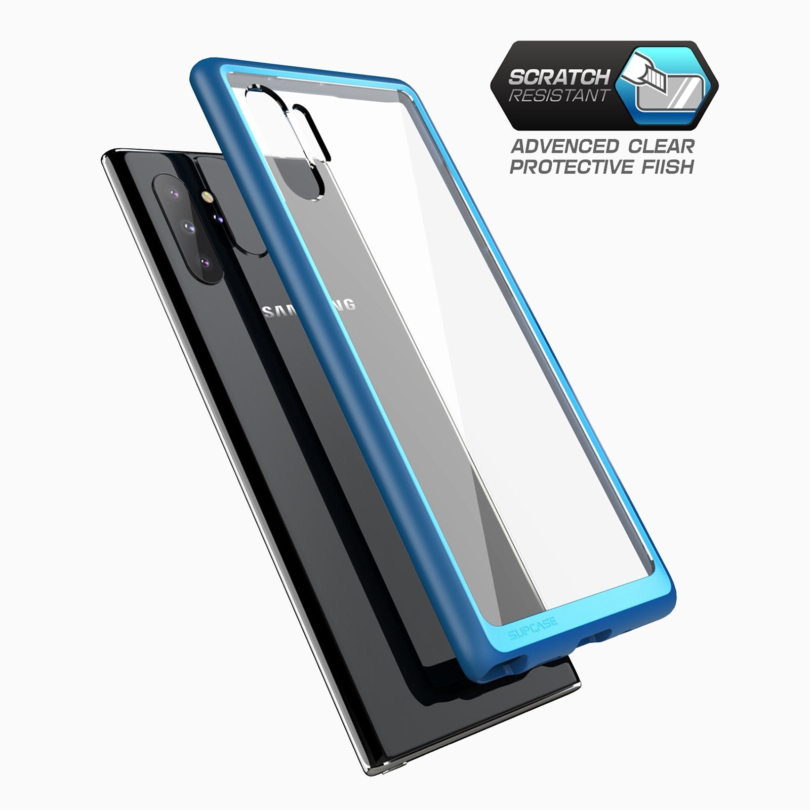Samsung Galaxy Note10 Plus / Note10 Plus 5G Case - Unicorn Beetle Style Slim Clear Protective Cover in Navy Blue | Perfect for Work, Travel & Everyday Use