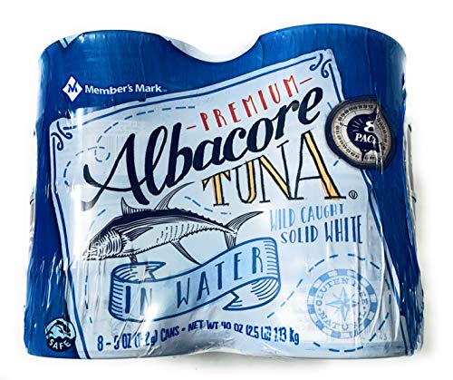 Premium Solid White Albacore Tuna in Water - 5 Ounce Cans (Pack of 8) | High Protein, Low Mercury | Perfect for Salads, Sandwiches & Keto Meals