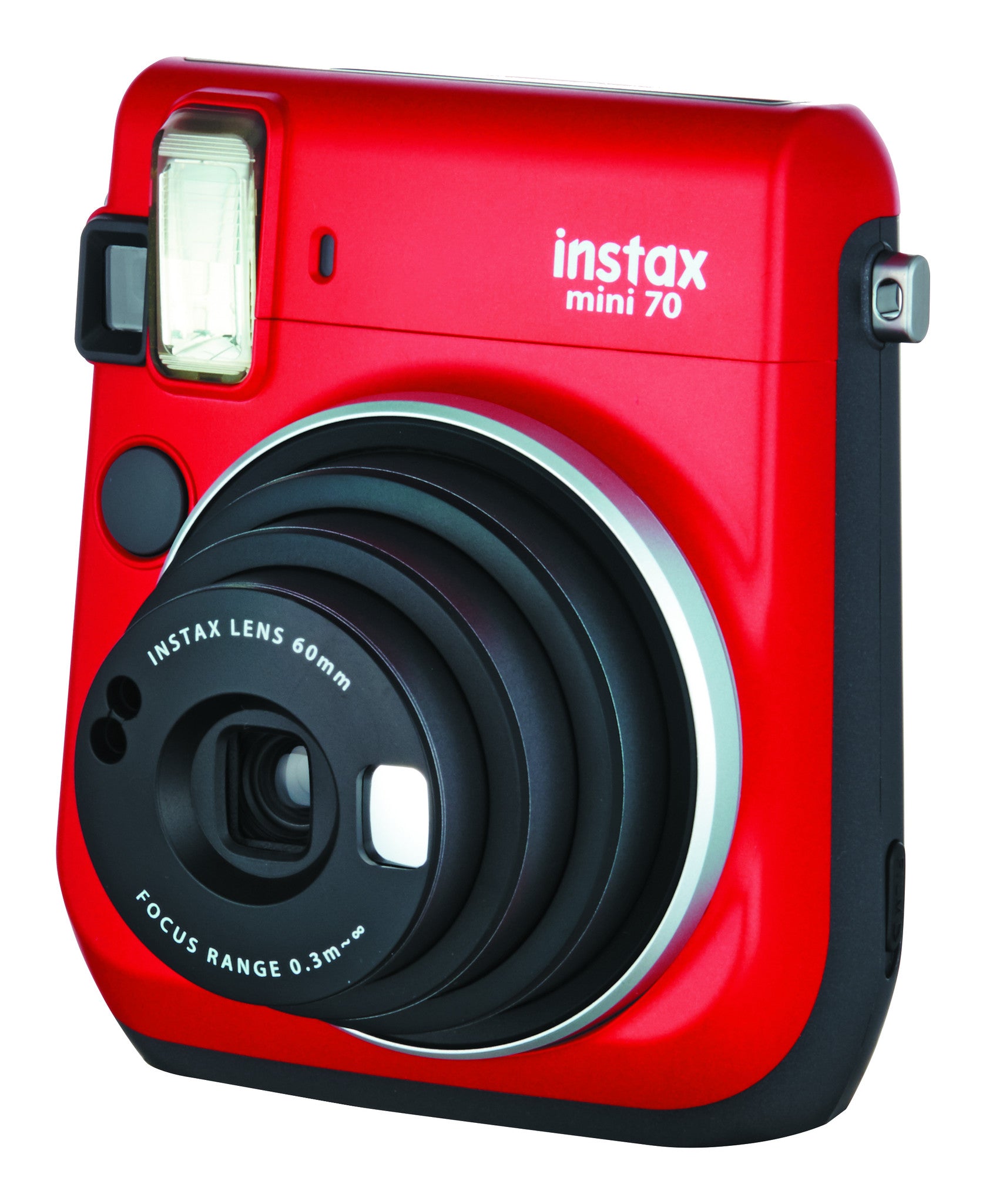 Fujifilm INSTAX Mini 70 Instant Camera - Compact Instant Film Camera with Built-in Flash & Selfie Mode (Passion Red) - Perfect for Travel, Parties, and Capturing Memories