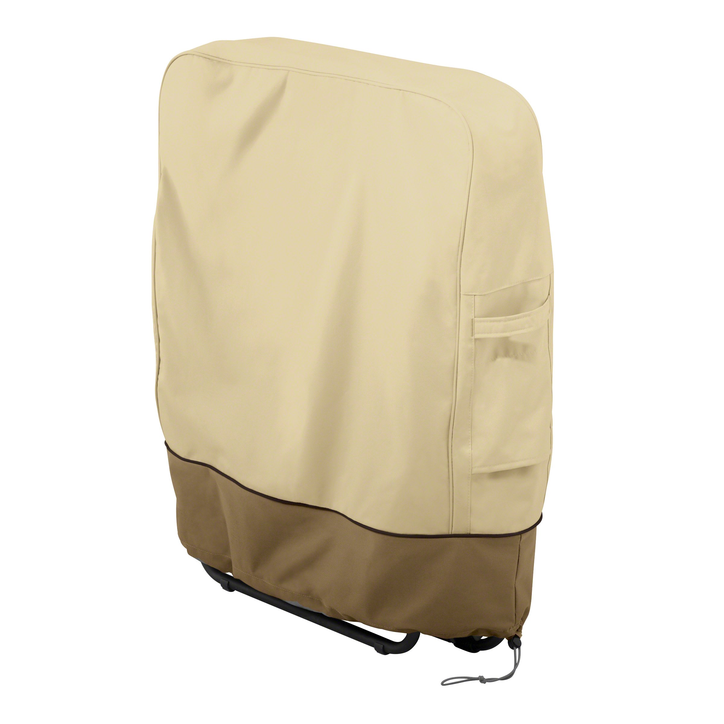Classic Accessories Veranda 27 Inch Zero Gravity Folding Chair Cover - Water-Resistant Patio Furniture Protector for Outdoor Use, Camping, and Poolside Relaxation