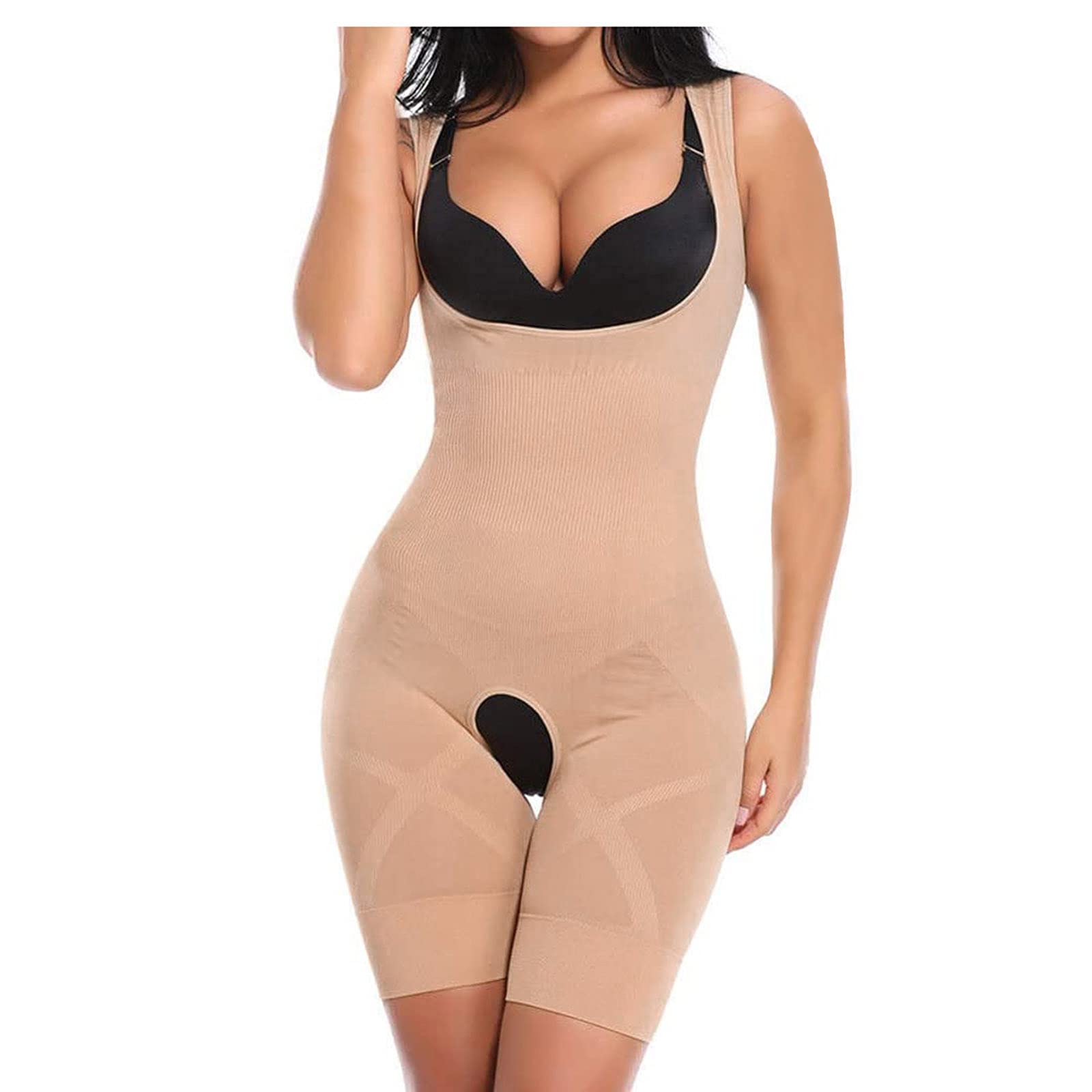 Premium Women's Shapewear Waist Trainer Bodysuit - Tummy Control Corset Full Body Shaper Tank Top for Slimming & Posture Support - Perfect for Workouts, Dresses & Everyday Wear