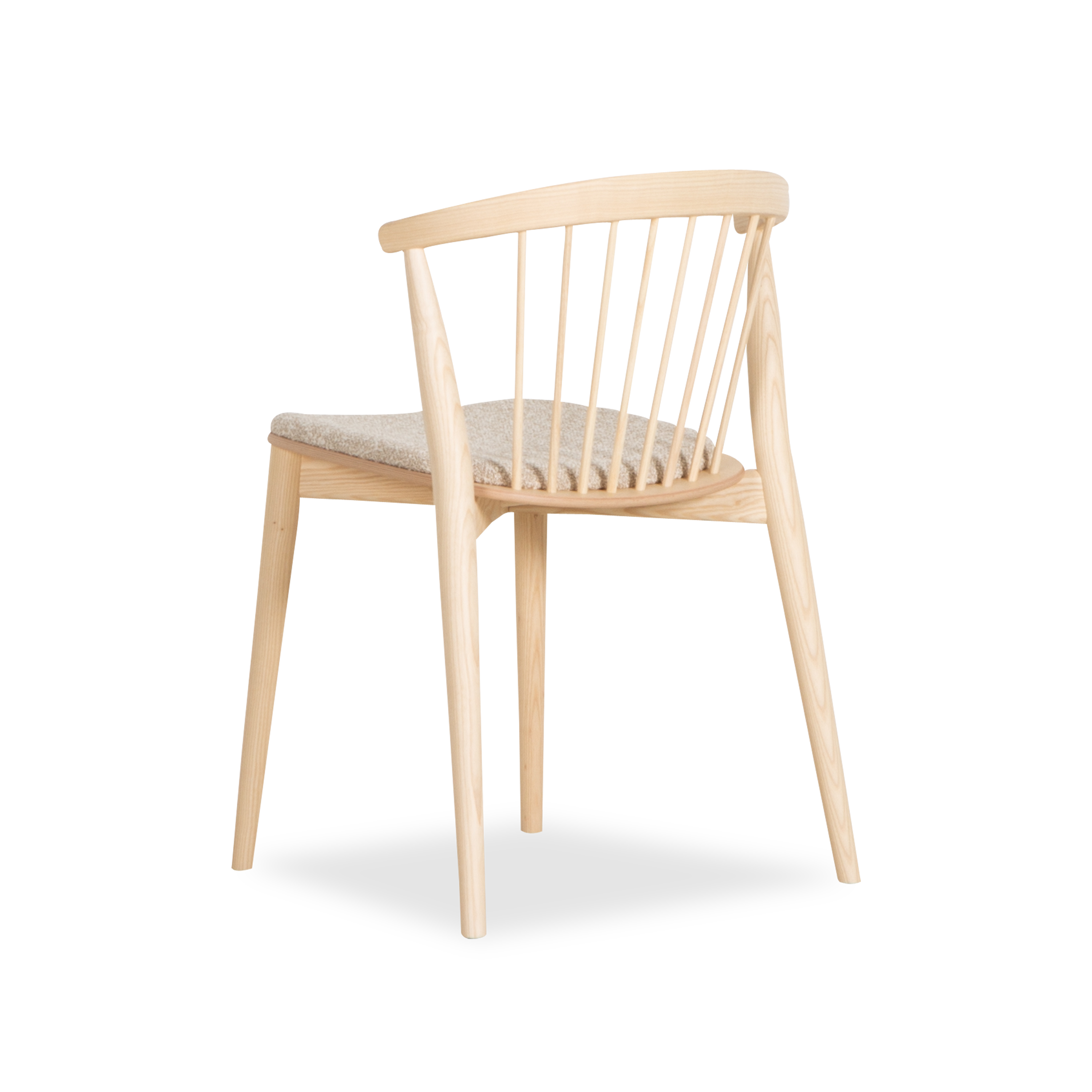 Newood Modern Dining Chair - Solid Wood Kitchen Chair with Cushion - Comfortable & Stylish for Dining Room, Kitchen, Breakfast Nook, and Home Office