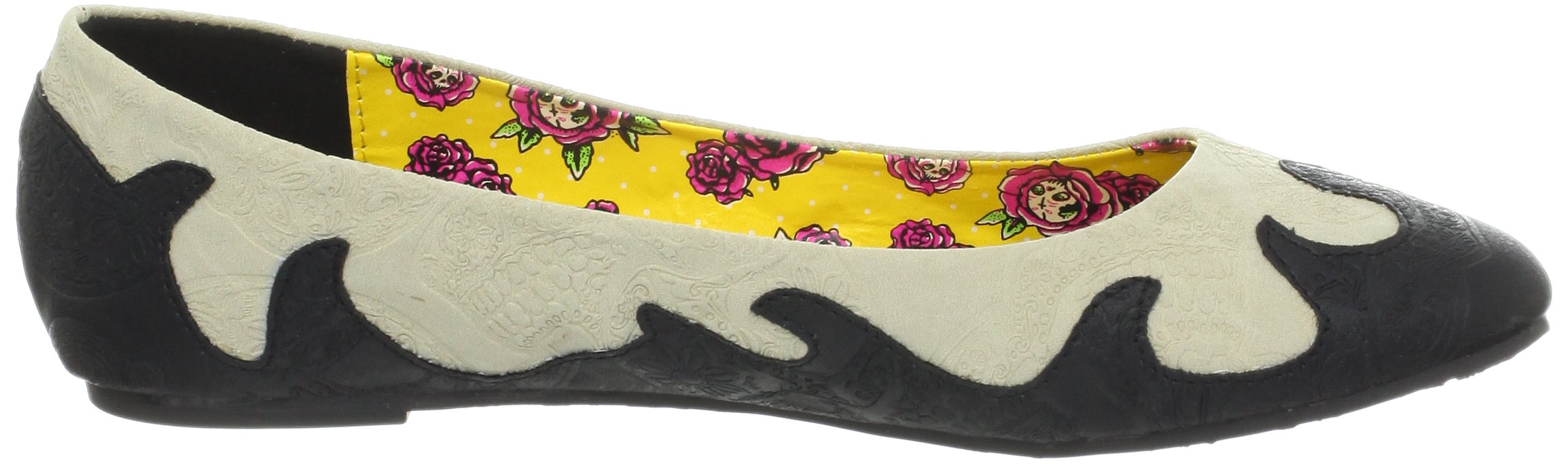 Iron Fist Women's Scary Prairie Ballet Flat Shoes - Gothic Punk Rock Fashion for Women | Perfect for Halloween, Concerts & Alternative Outfits