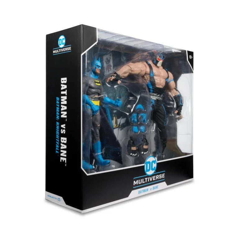 DC Multiverse Batman vs. Bane Action Figure Two Pack - Collectible Superhero Figures for DC Fans - Perfect for Display, Gifts, and Comic Book Collections