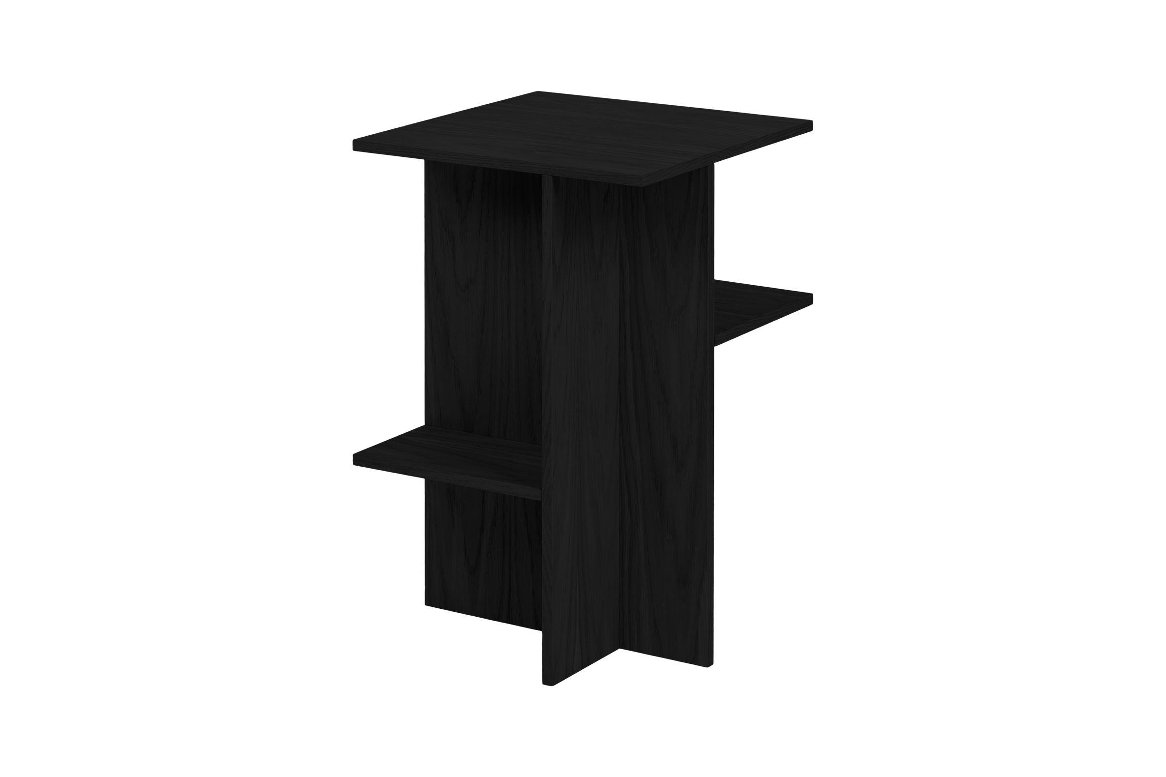 Modern Nightstand with USB Ports - Stylish Bedside Table for Bedroom, Living Room & Office - Compact End Table with Storage Shelf for Small Spaces