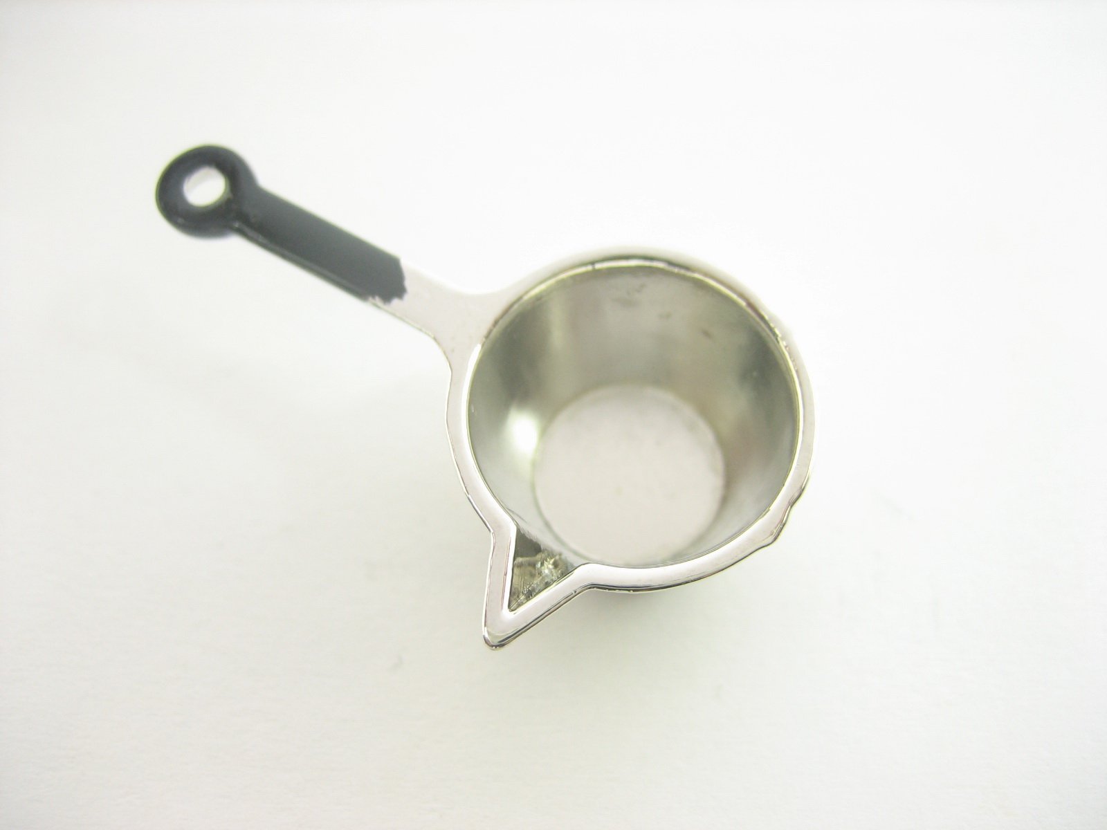 Miniature Dollhouse Silver Milk Pot - Tiny Cooking Tool for Miniature Food Accessories | Perfect for 1:12 Scale Dollhouse Kitchens & DIY Miniature Scenes