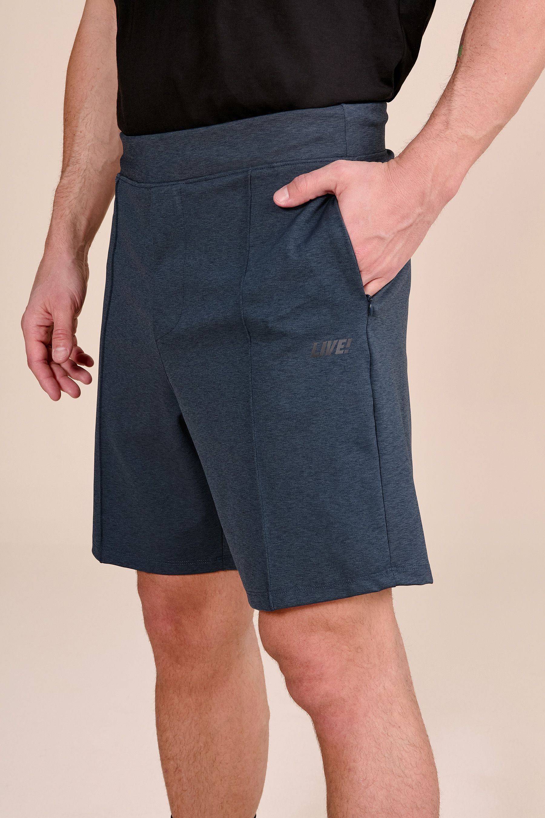 Men's Soft Blend Long Shorts - Comfortable Casual & Athletic Wear for Summer, Gym, and Lounge