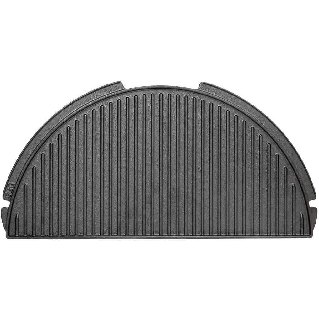 Big Green Egg XL Half Cast Iron Plancha Griddle - 122995 - Perfect for Grilling, Searing & Outdoor Cooking