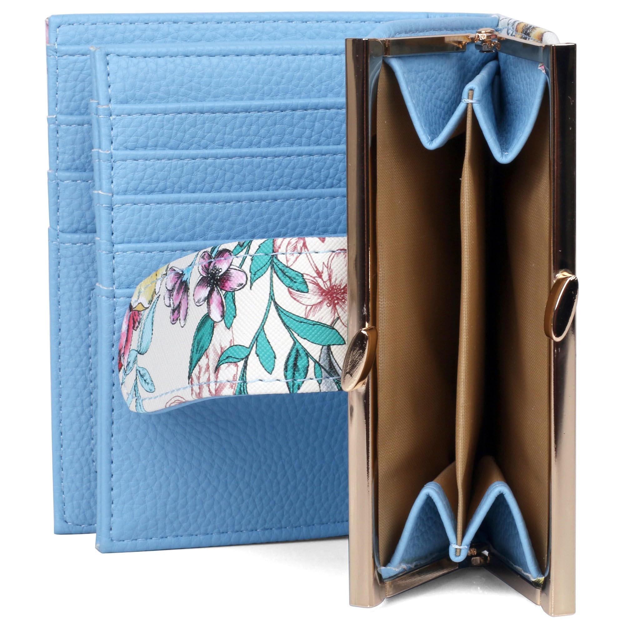 Julia Buxton Vegan Leather Lexington Wallet - Eco-Friendly & Stylish Women's Wallet for Everyday Use, Travel & Gifts | Beautiful Nature Design
