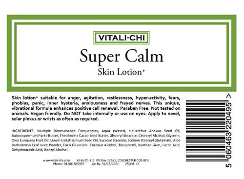 Vitali-Chi Super Calm Skin Lotion - 100ml Hydrating Moisturizer for Sensitive Skin | Soothing Dryness & Irritation | Perfect for Daily Skincare Routine & Post-Treatment Care