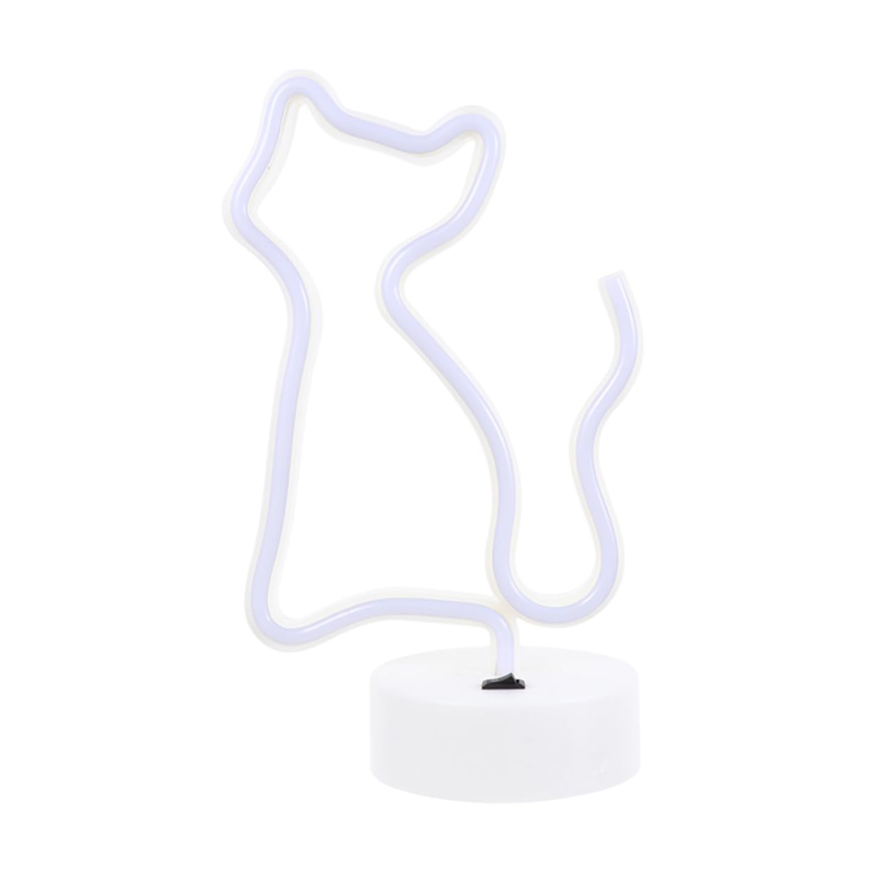 Cute Cat Night Light - Neon LED Night Light for Bedroom, Kids Room, Party & Festival Decor - Perfect for Halloween, Christmas & Birthday Decorations
