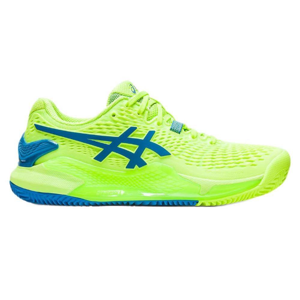 ASICS Gel Resolution 9 Women's Clay Court Tennis Shoes - Lightweight Performance Sneakers for Women (Green/Blue) | Perfect for Clay Courts, Tennis Training & Competitive Matches