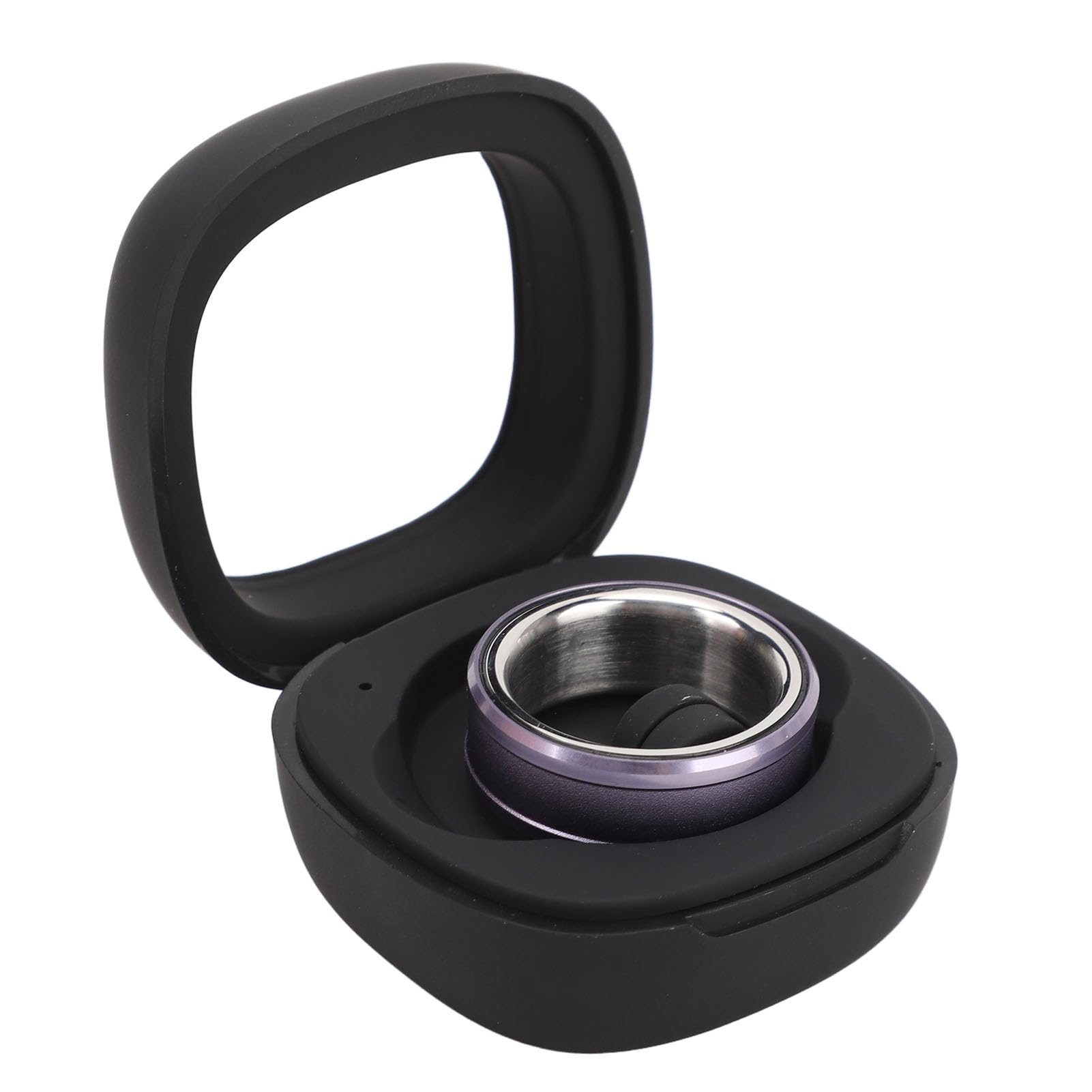 Smart Health Ring - Lightweight Fitness Tracker with Heart Rate Monitor, Sleep Tracking & Charging Case - Perfect Gift for Anniversary, Valentine's Day & Everyday Wellness (Black) - Wear for Workouts, Sleep Analysis & Daily Activity Tracking